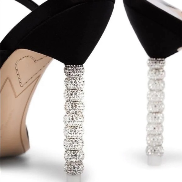 Sophia Webster Rosalind Crystal satin Heels - Picture 4 of 7